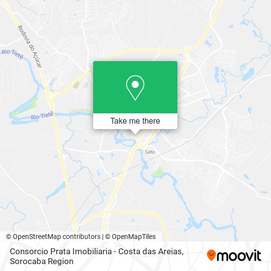 Mapa Consorcio Prata Imobiliaria - Costa das Areias