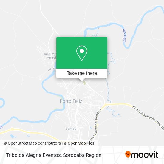 Tribo da Alegria Eventos map