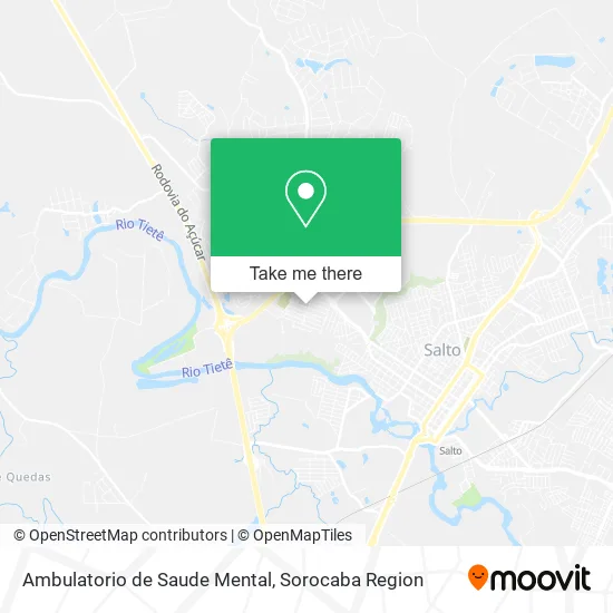 Ambulatorio de Saude Mental map