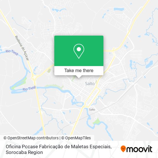 Oficina Pccase Fabricação de Maletas Especiais map