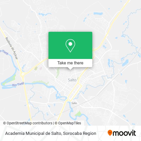 Academia Municipal de Salto map