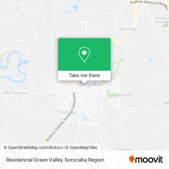 Residencial Green Valley map