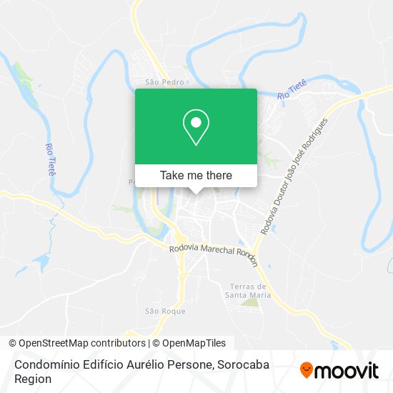 Mapa Condomínio Edifício Aurélio Persone