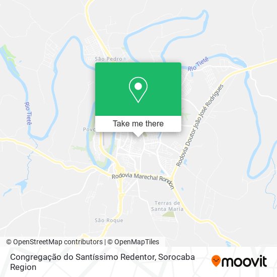 Mapa Congregação do Santíssimo Redentor