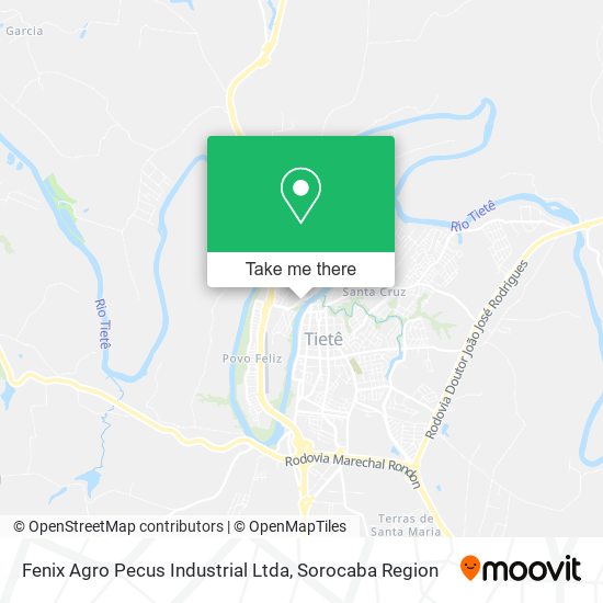 Mapa Fenix Agro Pecus Industrial Ltda