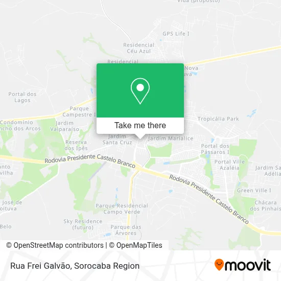 Rua Frei Galvão map