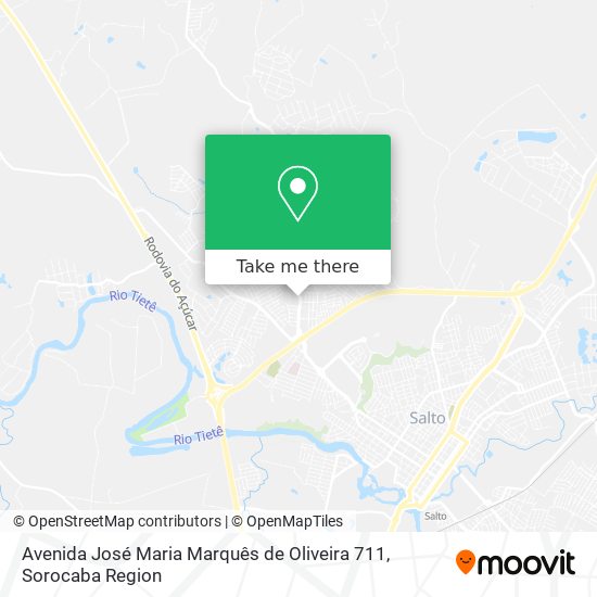 Mapa Avenida José Maria Marquês de Oliveira 711