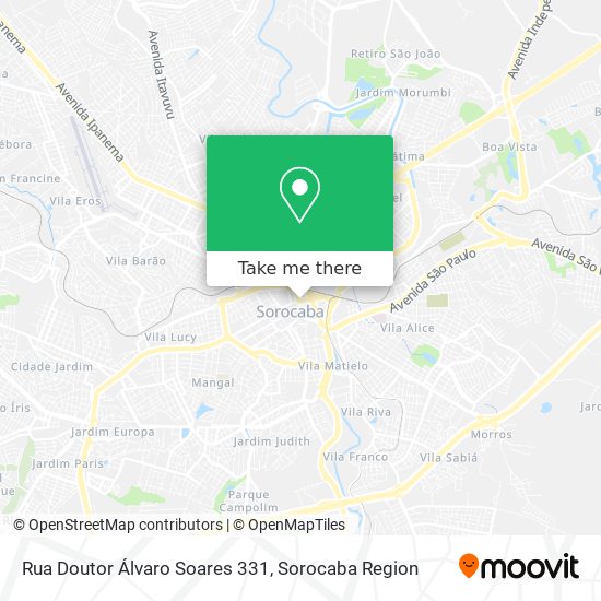 Rua Doutor Álvaro Soares 331 map