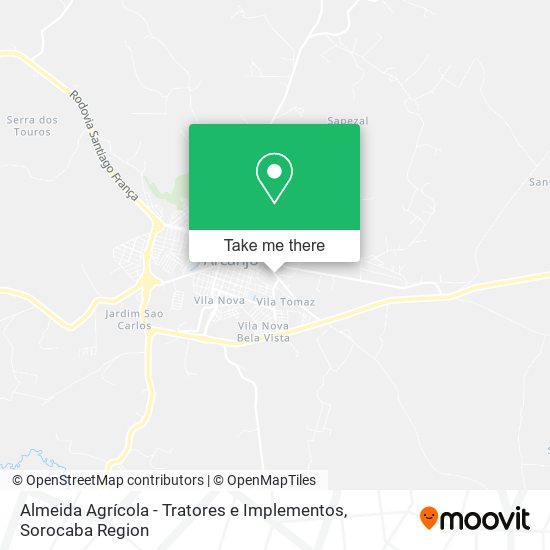 Almeida Agrícola - Tratores e Implementos map