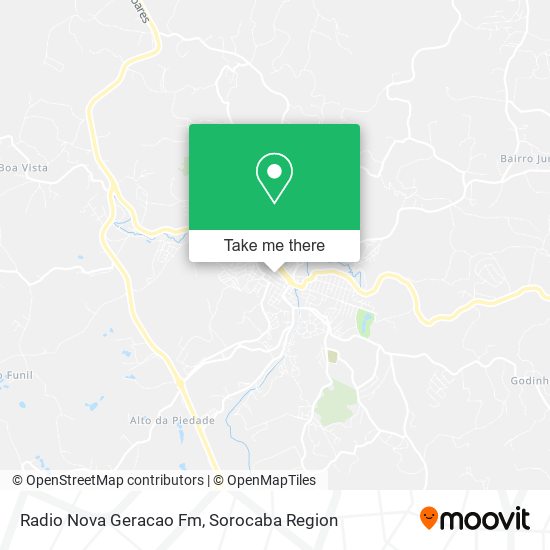 Mapa Radio Nova Geracao Fm