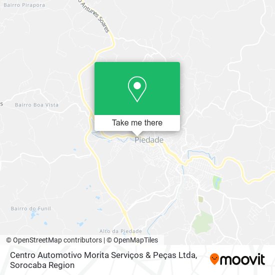 Centro Automotivo Morita Serviços & Peças Ltda map