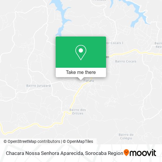 Chacara Nossa Senhora Aparecida map