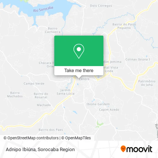 Adnipo Ibiúna map