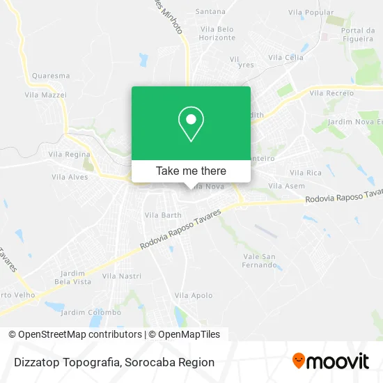 Dizzatop Topografia map