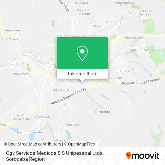 Cgv Servicos Medicos S S Unipessoal Ltda map