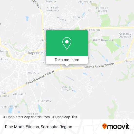 Dine Moda Fitness map