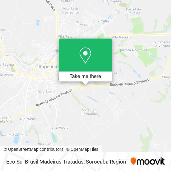 Eco Sul Brasil Madeiras Tratadas map