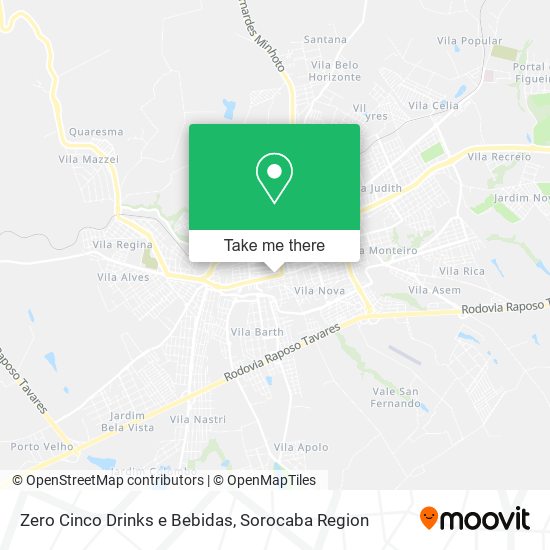 Zero Cinco Drinks e Bebidas map