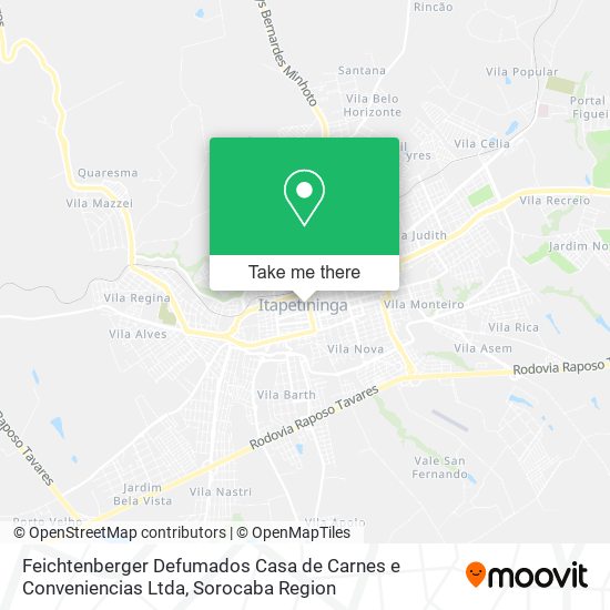 Feichtenberger Defumados Casa de Carnes e Conveniencias Ltda map