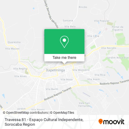 Travessa 81 - Espaço Cultural Independente map