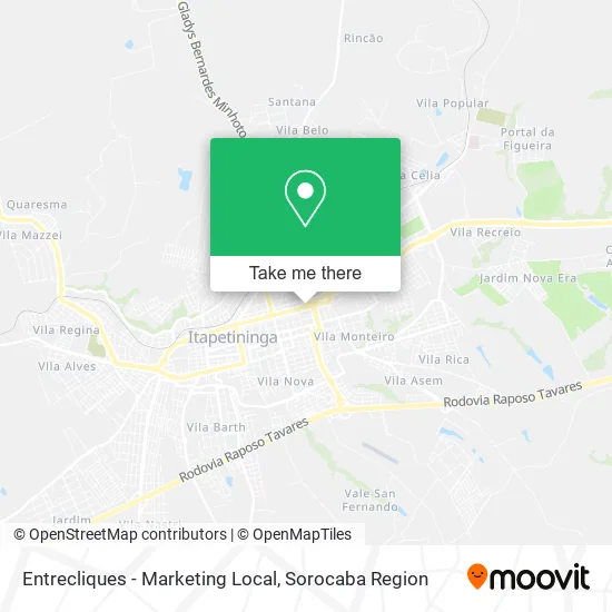 Entrecliques - Marketing Local map