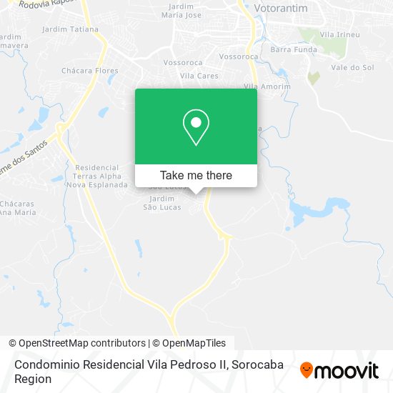 Condominio Residencial Vila Pedroso II map