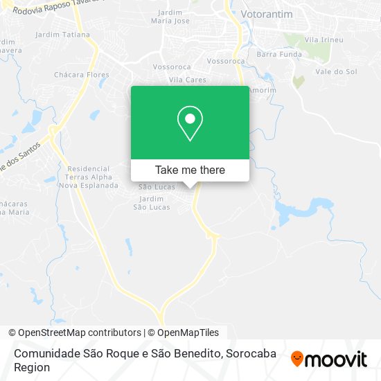 Comunidade São Roque e São Benedito map