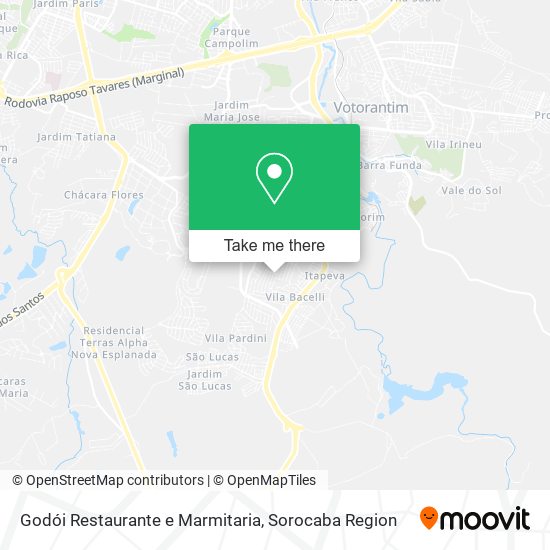 Godói Restaurante e Marmitaria map