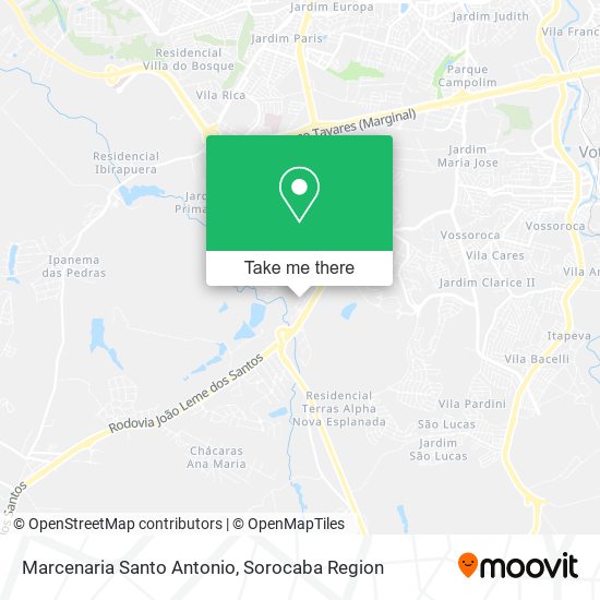 Marcenaria Santo Antonio map