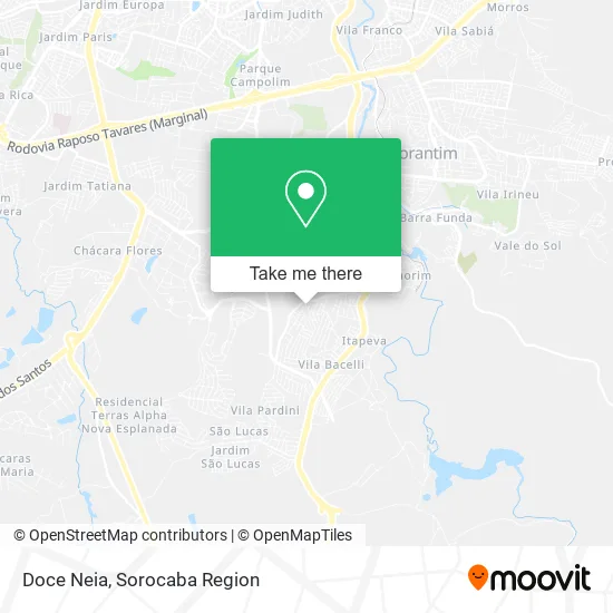 Doce Neia map