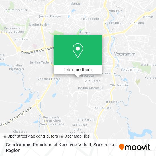 Condominio Residencial Karolyne Ville II map