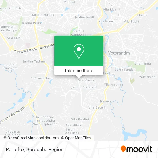 Partsfox map