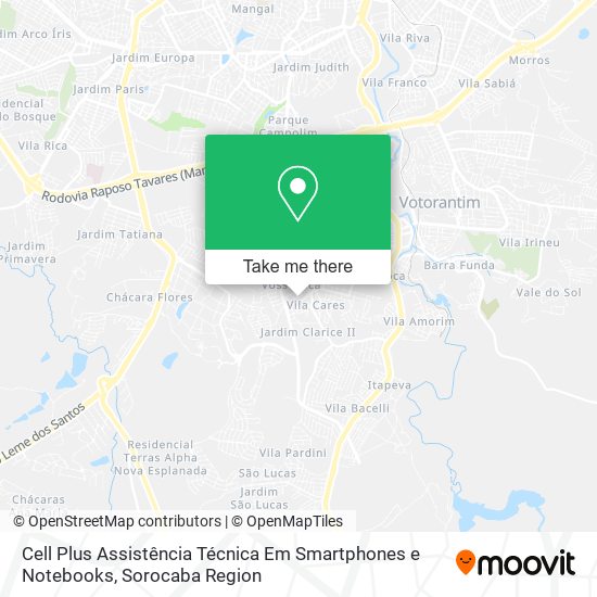 Cell Plus Assistência Técnica Em Smartphones e Notebooks map