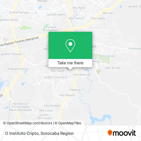 O Instituto Cripto map