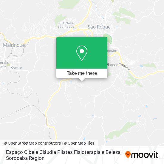 Espaço Cibele Cláudia Pilates Fisioterapia e Beleza map