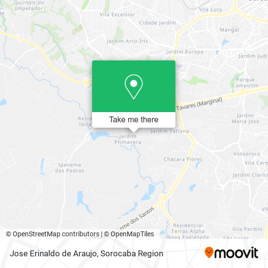 Mapa Jose Erinaldo de Araujo