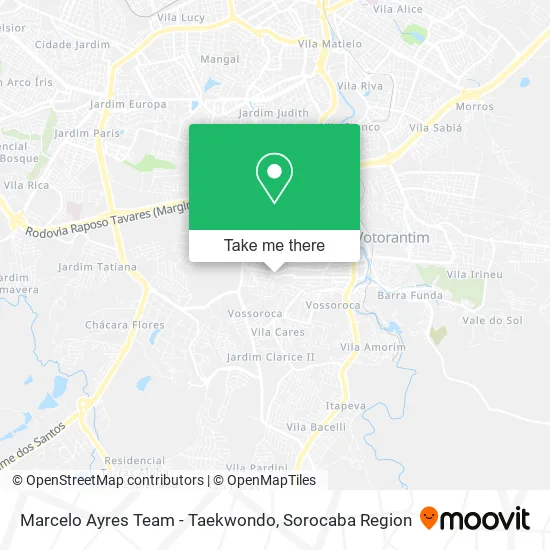 Marcelo Ayres Team - Taekwondo map