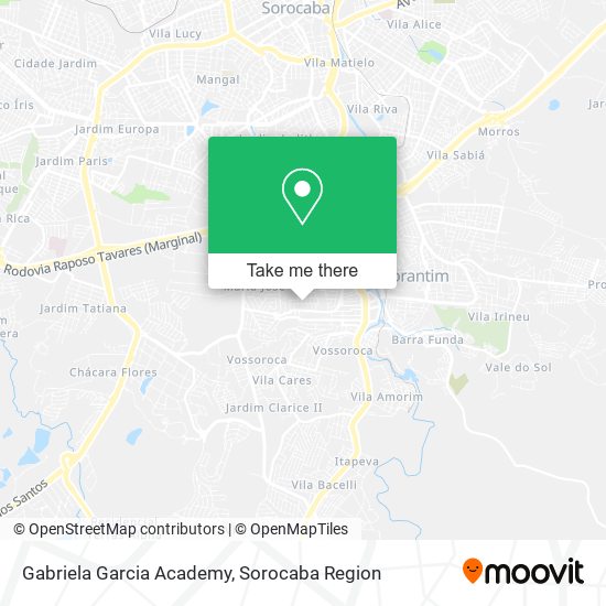 Mapa Gabriela Garcia Academy