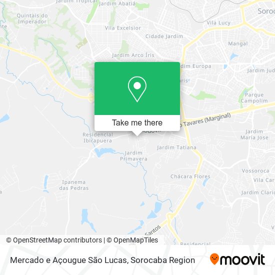 Mercado e Açougue São Lucas map