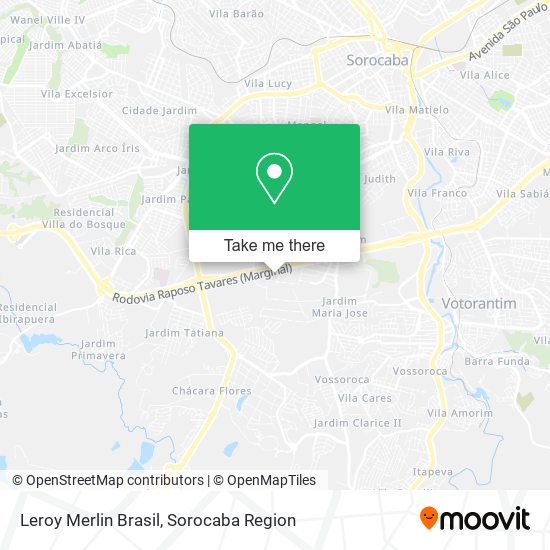 Leroy Merlin Brasil map