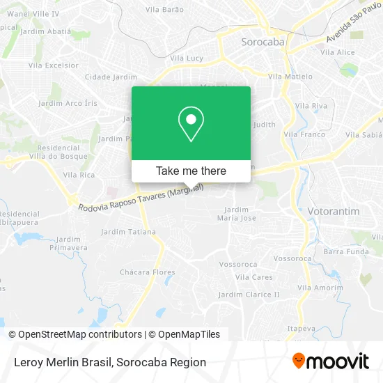 Leroy Merlin Brasil map