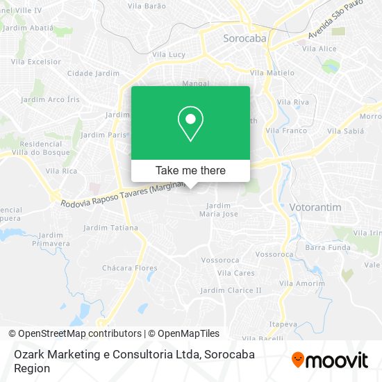 Mapa Ozark Marketing e Consultoria Ltda