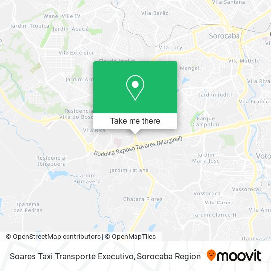 Soares Taxi Transporte Executivo map