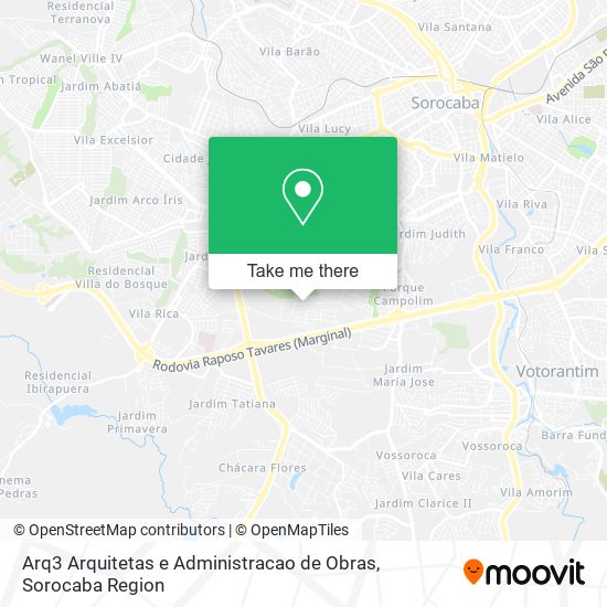 Arq3 Arquitetas e Administracao de Obras map