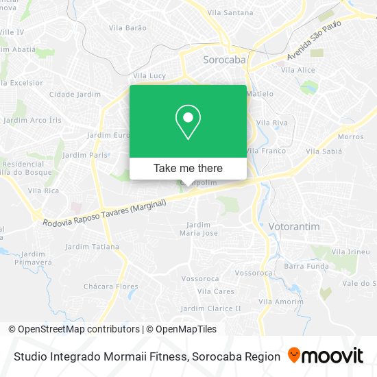 Studio Integrado Mormaii Fitness map