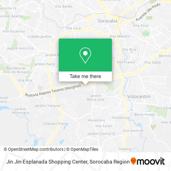 Jin Jin-Esplanada Shopping Center map