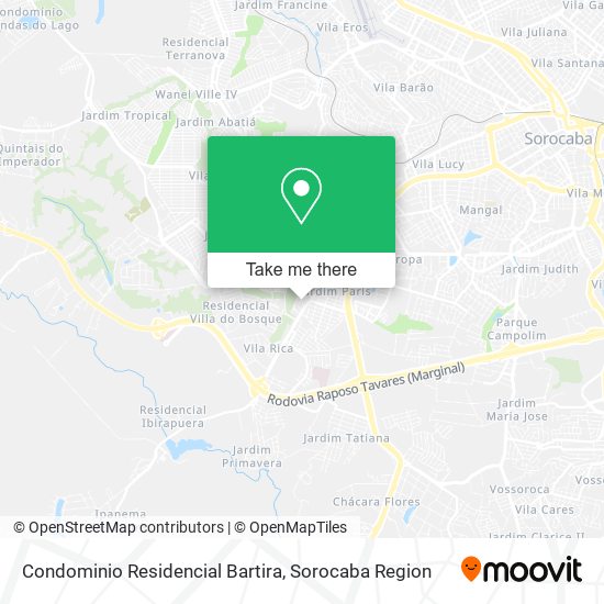 Condominio Residencial Bartira map