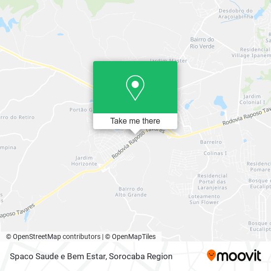 Spaco Saude e Bem Estar map