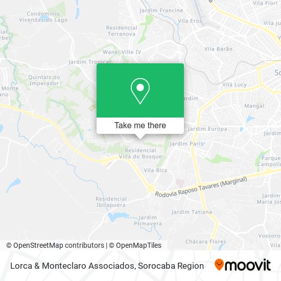 Lorca & Monteclaro Associados map