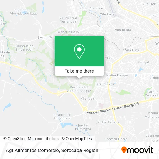 Agt Alimentos Comercio map